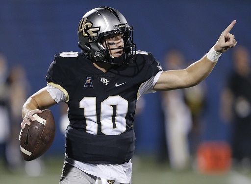 UCFs junior quarterback McKenzie Milton looks to lead his team to the promised land of a CFP top-four ranking.