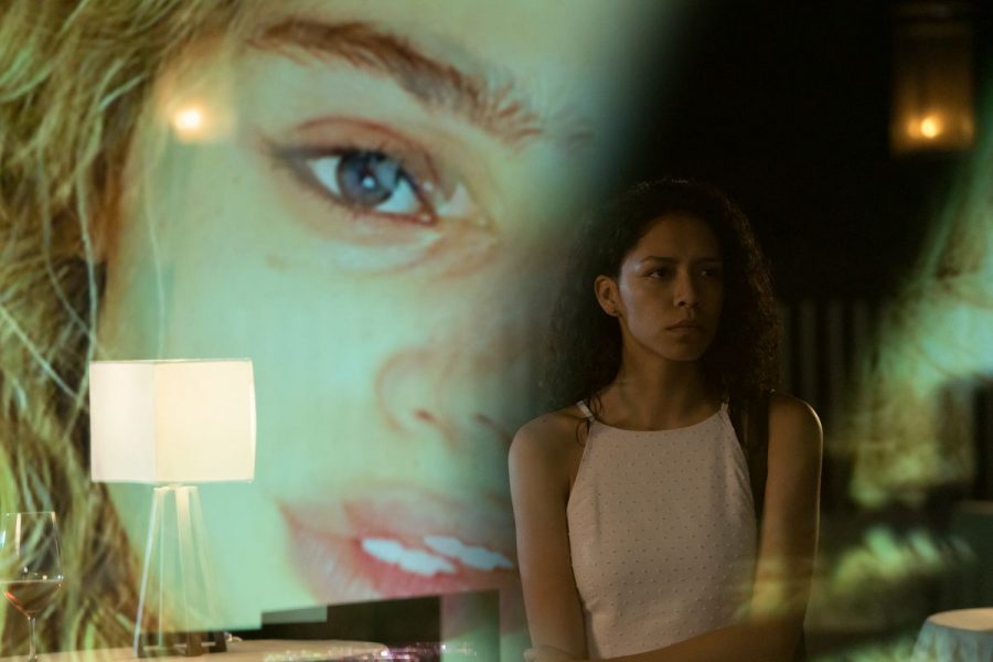 Sivan Alyra Reid (foreground) plays Sasha Yazzi, a Native American teenager who begins experiencing strange events after  a heart transplant. Lilliya Scarlett Reid (background) plays the heart donor, Rebecca LeFevre.