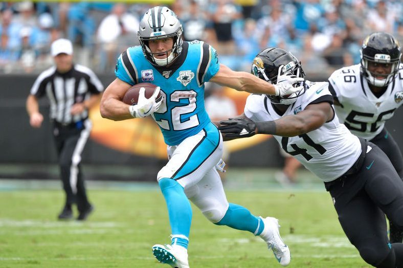 Carolina Panthers running back Christian McCaffrey is having a monster 2019 season and is a legitimate contender for the NFLs MVP award.