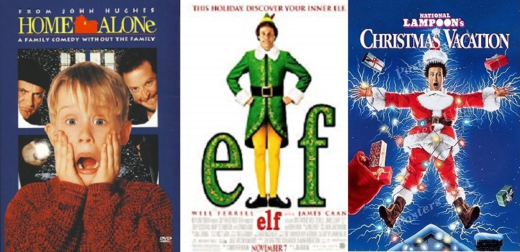 Which are the best of the holiday movies?  We have your top five right here!