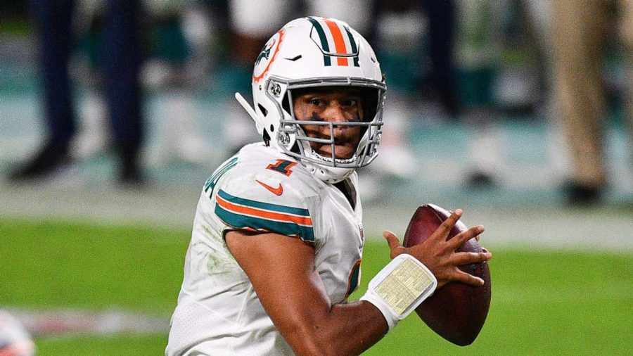 Rookie Tua Tagovailoa has led the Miami Dolphins to three straight wins since being inserted as the starting quarterback.