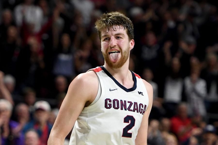Forward+Drew+Timme+has+his+Gonzaga+Bulldogs+ranked+number+one+in+the+current+AP+NCAA+basketball+rankings.