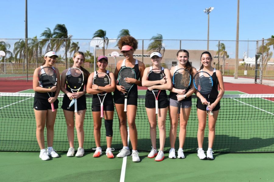 The Olympic Heights girls tennis team is 3-1 in the 2021 seasons early going.