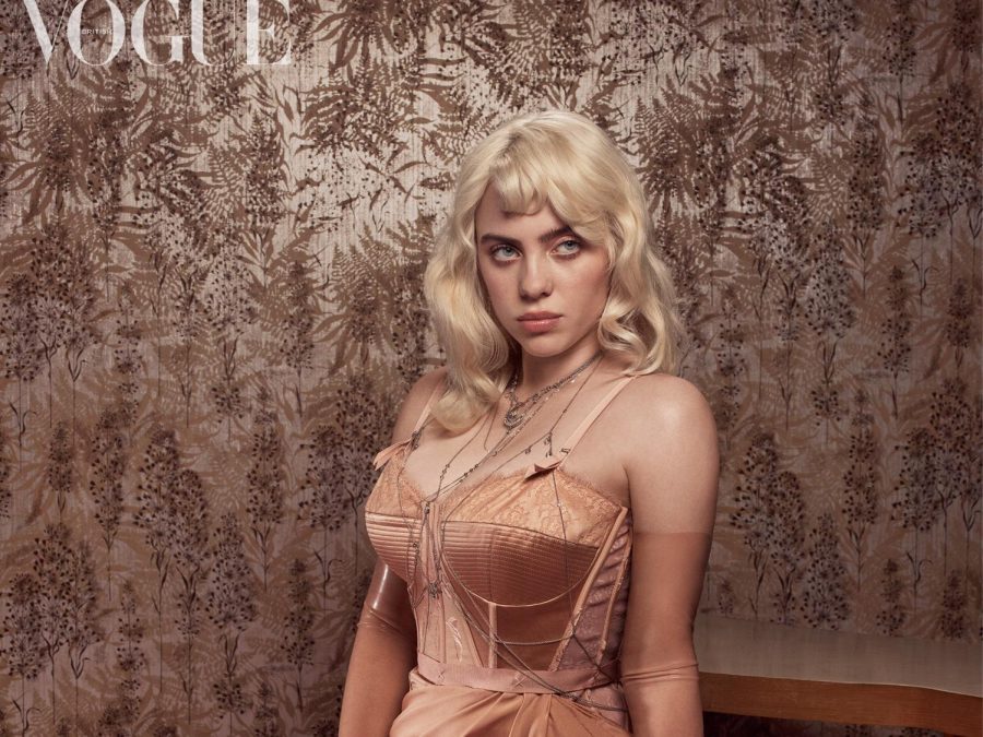 Singer+Billie+Eilish+revealed+her+new+look+in+a+photo+spread+for+Vogue+magazine.
