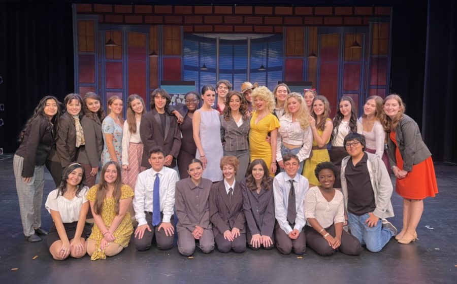 The cast of the Olympic Heights Theatre Department's production of the musical-comedy 9 to 5.