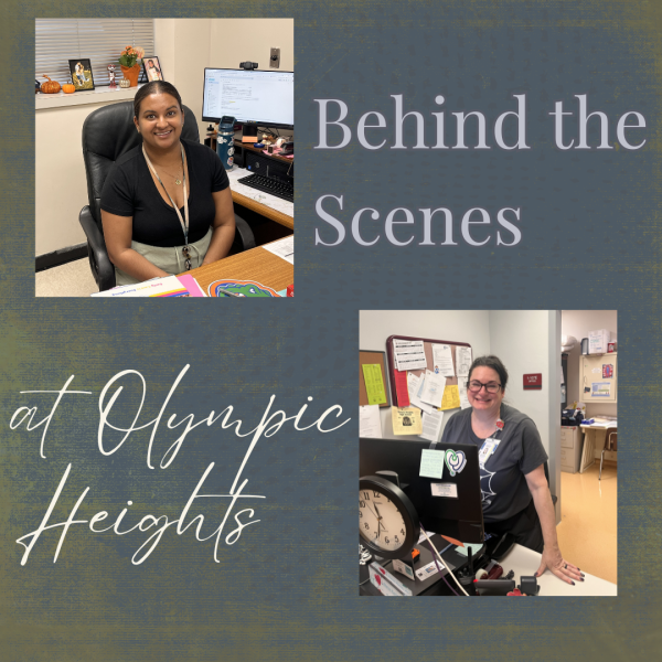 Raveena Singh, school counselor, and Karin Banuchi, school nurse