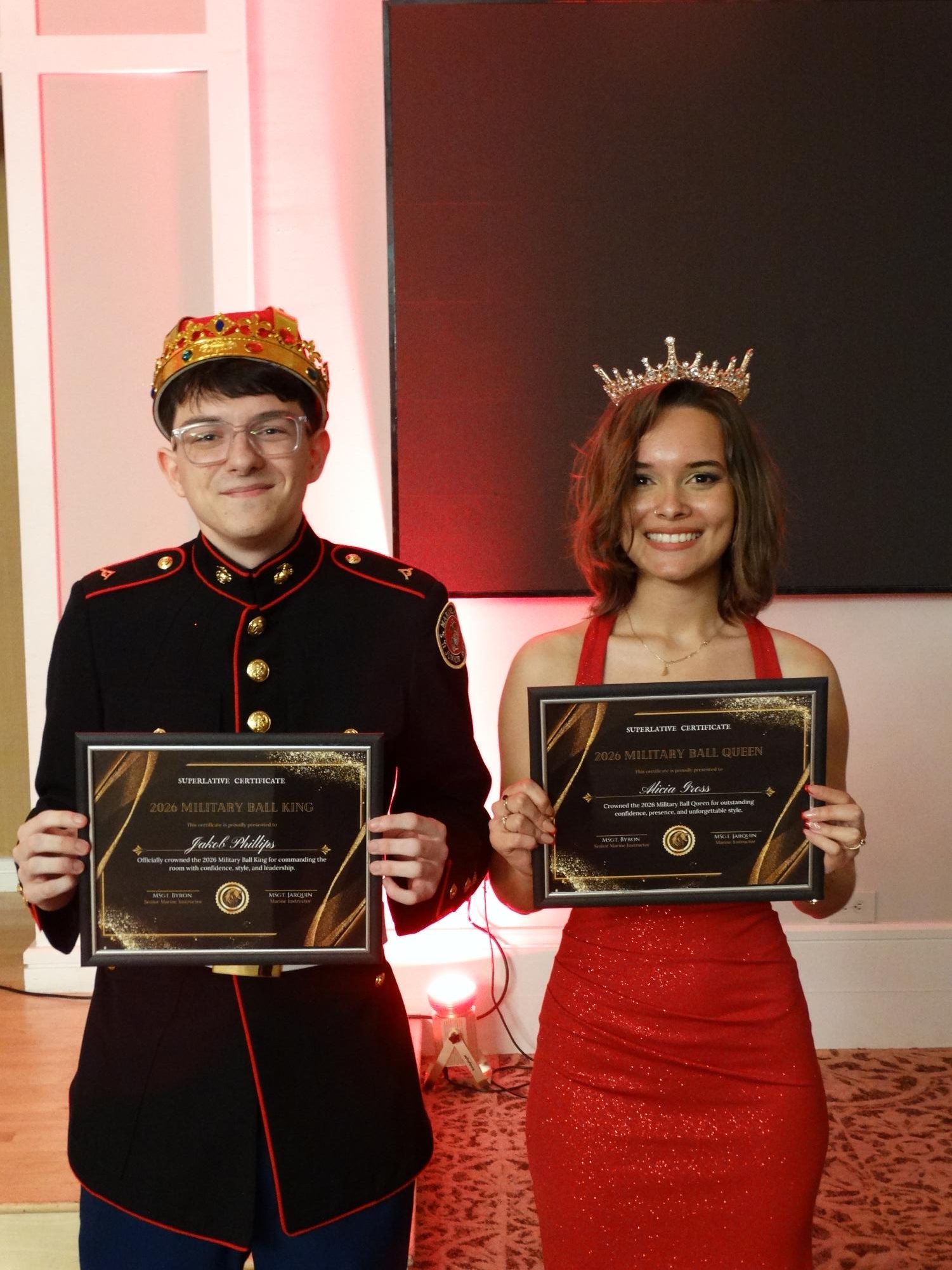 Olympic Heights JROTC Attends the Marine Corps Ball